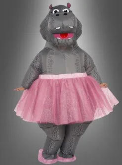 Aufblasbares Nilpferd Kostüm