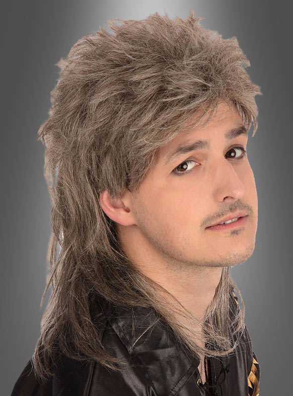 80er New Wave Perücke Vokuhila 1 80er New Wave Perücke Vokuhila