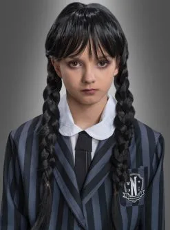 Halloween-Cosplay Verkaufsgeschäft 45 Wednesday Perücke Für Kinder