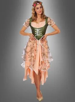 Bezauberndes Blumenfee Kleid Mit Blüten