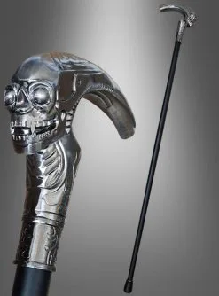 Totenkopf Gehstock Mit Handgriff 93cm