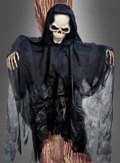 Animiertes Skelett Baum Dekoration 140cm