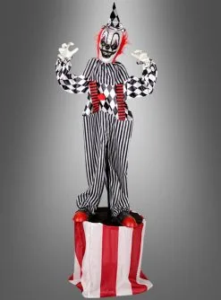 Animierter Clown Auf Podest Mit Bewegungsmelder 180cm