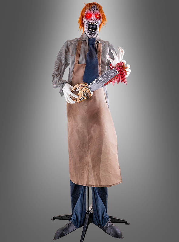 Halloween Kettensägen Killer Animiert 165cm 1 Halloween Kettensägen Killer Animiert 165cm