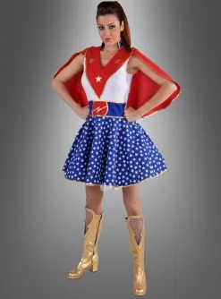 Halloween-Cosplay Verkaufsgeschäft 30 USA Superheldin