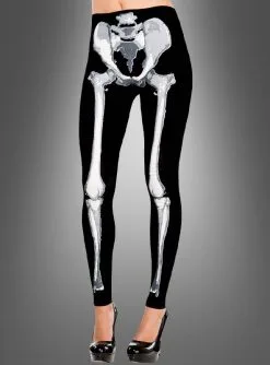 Skelett Knochen Leggings