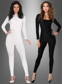 Catsuit Overall Schwarz Oder Weiß