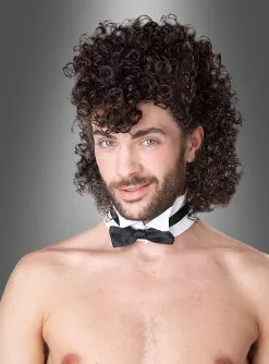 Dauerwelle Lockenperücke 80er Jahre -Halloween-Cosplay Verkaufsgeschäft maennerstriptease peruecke e978e4fc8c 3